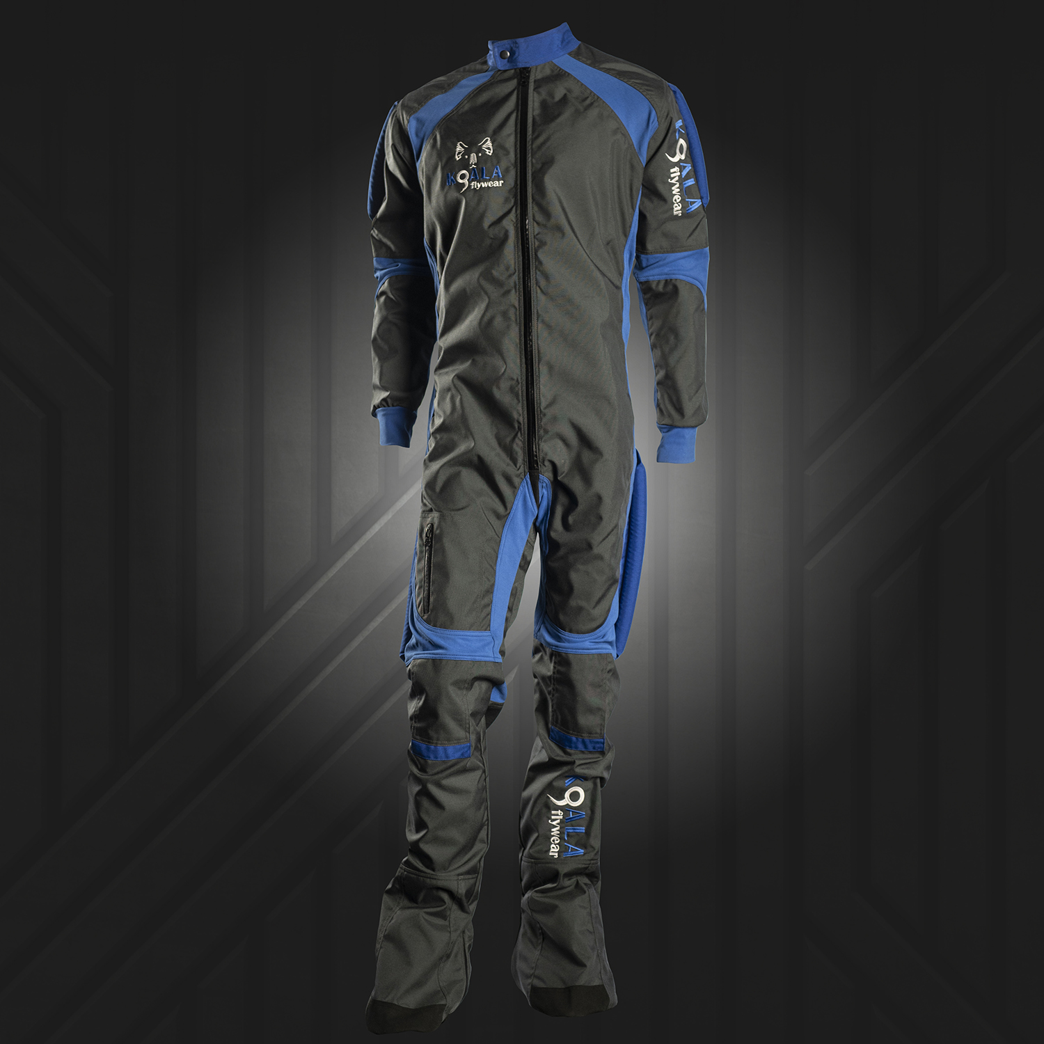 Skydiving Jumpsuit Navy Blue and Black 